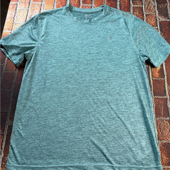 Old Navy Men's Blue Heather Short Sleeve Tee - Picture 1 of 5